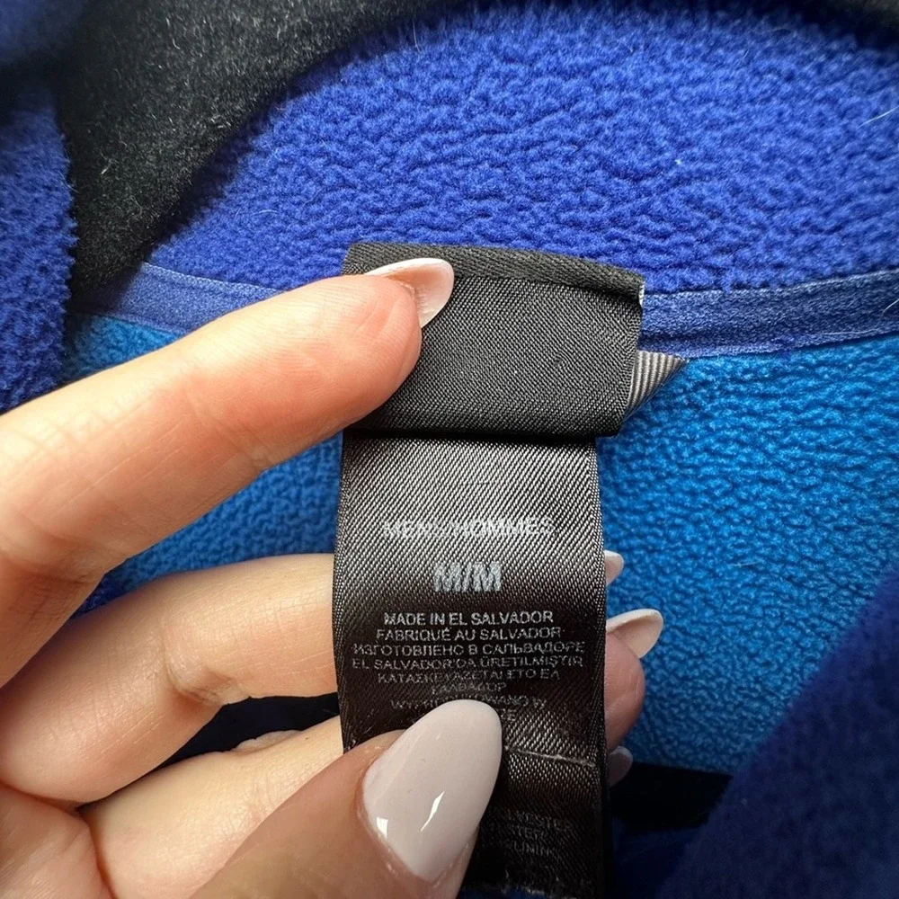 The North Face Men Fleece‎ Jacket Blue Royal Blue Full Zip M M